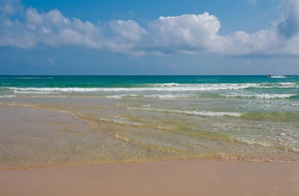 Empty Sea Beach Background Coastline — Stock Photo, Image