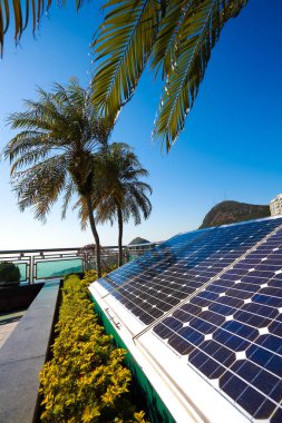 Güneş enerjisi jeneratörü için yeşil enerji ve sürdürülebilir gelişim