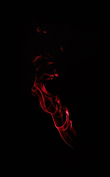 Red abstract light smoke backgroun