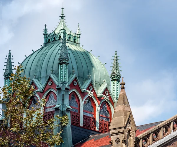 새로운 오래 된 남쪽 교회의 돔 로열티 프리 스톡 이미지