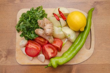 sebze Hint turşusu sos için