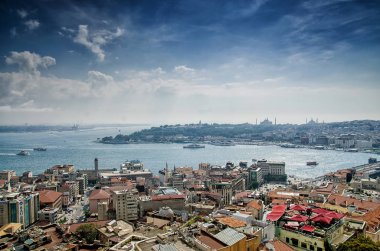 İstanbul ve Boğaz kuş bakışı