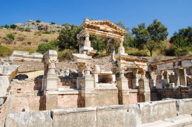Türkiye'de antik Efes Efesus şehir kalıntıları
