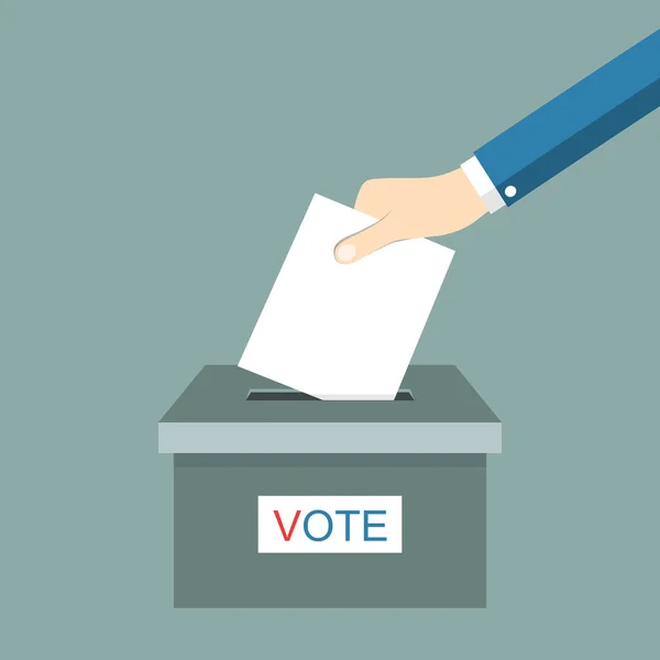 Концепция голосования — стоковый вектор