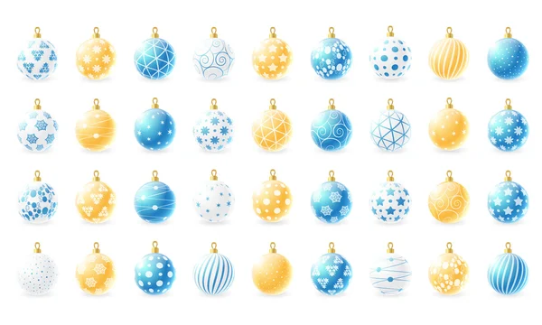 Kerstballen collectie Stockvector