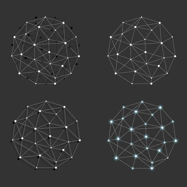 抽象的な幾何学的なオブジェクト — ストックベクタ