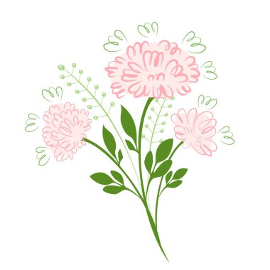 Bir buket pembe şakayık.