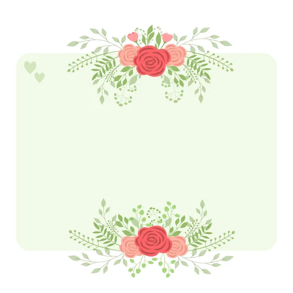 Rose flower template — Stock Vector