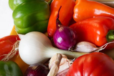  Taze organik sebze yığın