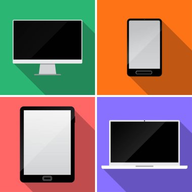 Bilgisayar, akıllı telefon, Tablet, dizüstü bilgisayar kümesi