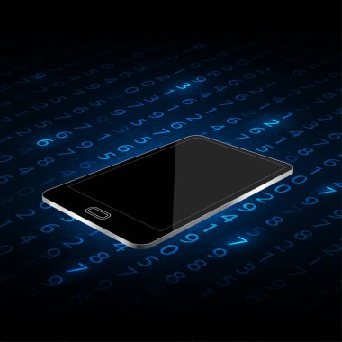 Smartphone dijital teknoloji kavramı