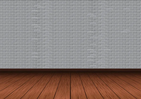 Illustrazione vettoriale muro di mattoni grigi — Vettoriale Stock