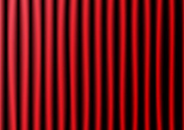 Kırmızı perdeleri arka plan vektör çizim