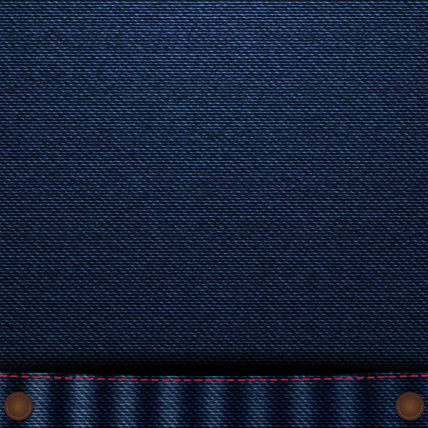 Μπλε τζιν κοντινό τσέπη εικονογράφηση διάνυσμα — Διανυσματικό Αρχείο