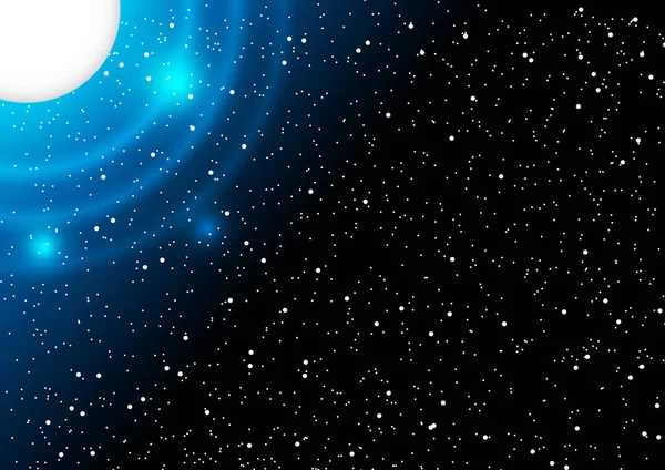 Espace et fond vectoriel étoile — Image vectorielle