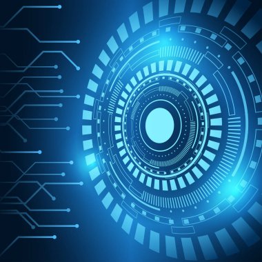 soyut teknoloji arkaplan vektörü çizimi