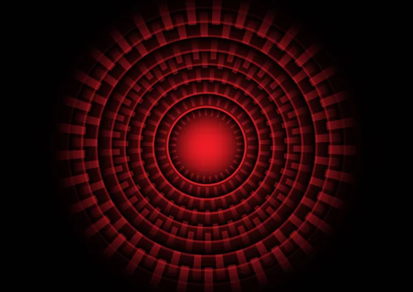 Abstrakter roter Kreis Hintergrund — Stockvektor