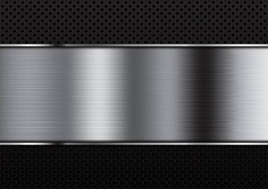 Soyut alüminyum arka plan üzerinde nokta arka plan