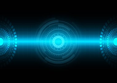 soyut teknoloji arkaplan vektörü çizimi