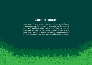 Bush çerçeve vektör nesnesi