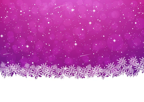 Copo de nieve fondo vector ilustración — Vector de stock