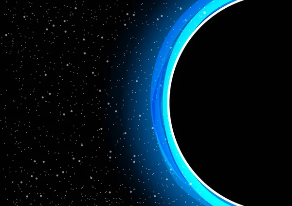 Η εικονογράφηση διάνυσμα closeup blackhole — Διανυσματικό Αρχείο