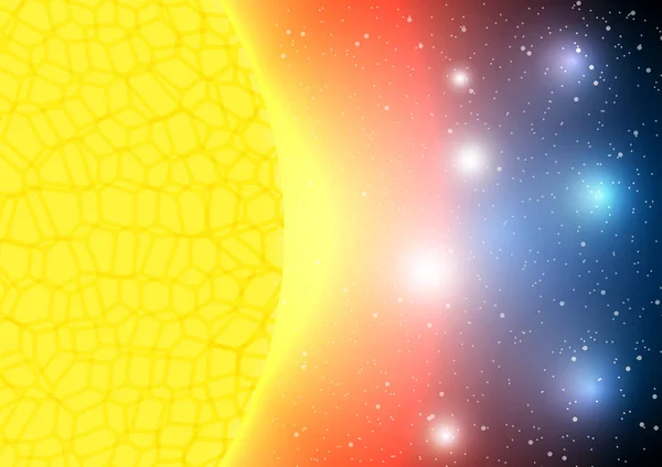 Векторная иллюстрация солнечного света — стоковый вектор