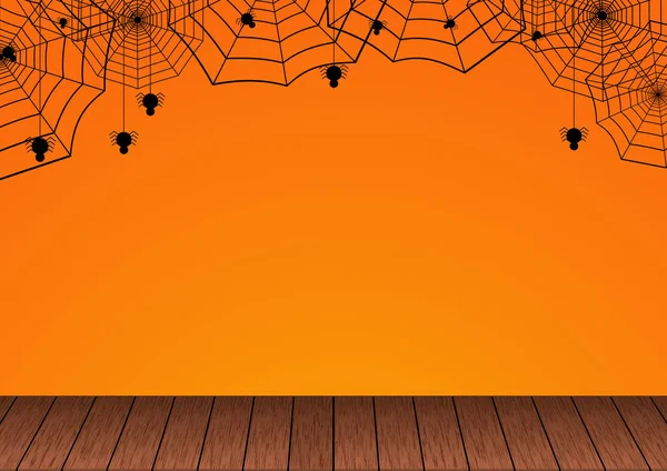 Halloween fundo vetor ilustração — Vetor de Stock