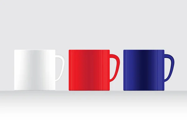 Desactivar taza de café vector objeto — Vector de stock