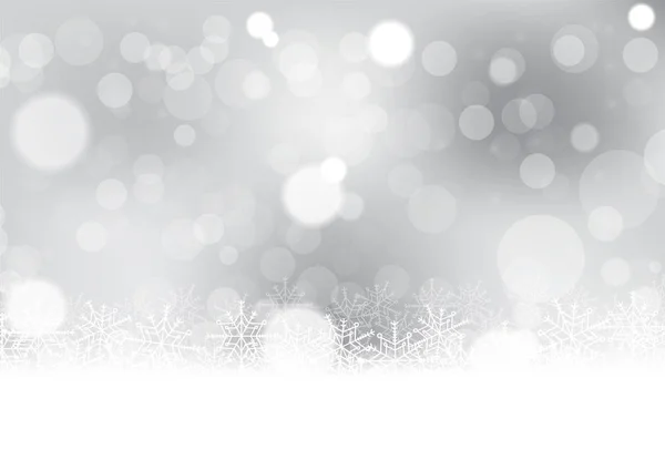 雪の結晶の背景ベクトル イラスト クリスマス — ストックベクタ
