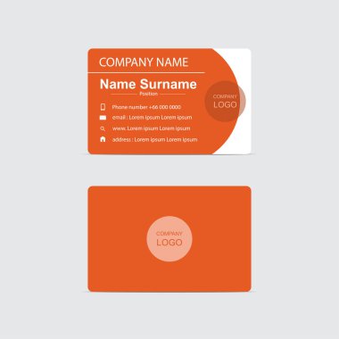 vektör kartvizit tasarımı