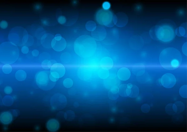 Noel vektör tasarımı için soyut mavi bokeh arka plan