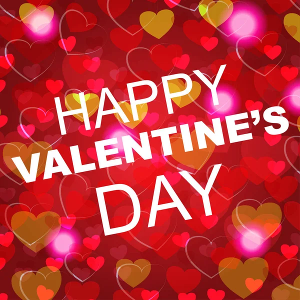 Mutlu Sevgililer güzel kalpleri arka plan üzerinde