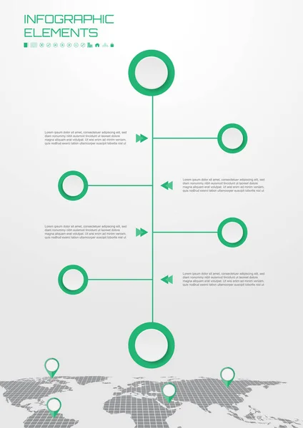 Διάγραμμα Ροής Εργασίας Για Την Οργάνωση Των Επιχειρήσεων Web Design — Διανυσματικό Αρχείο