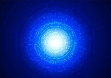 Soyut teknoloji arka plan fütüristik devre kavramı