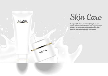 Yüz köpüğü ve sütle besleyici krema.