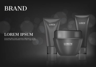 Premium cilt bakım ürünleri şablonu