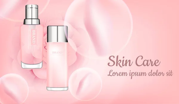 Büyük kabarcıklı serum ve nemlendirici.