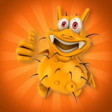 başparmak gösterilmesini mikrop