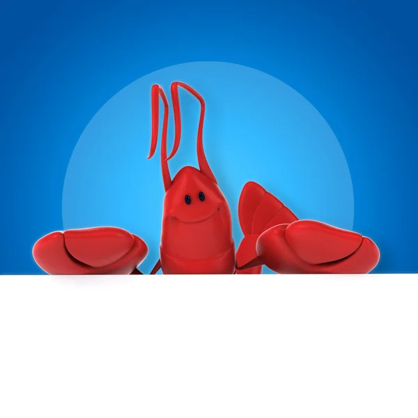 Funny red Lobster — Stock Photo, Image