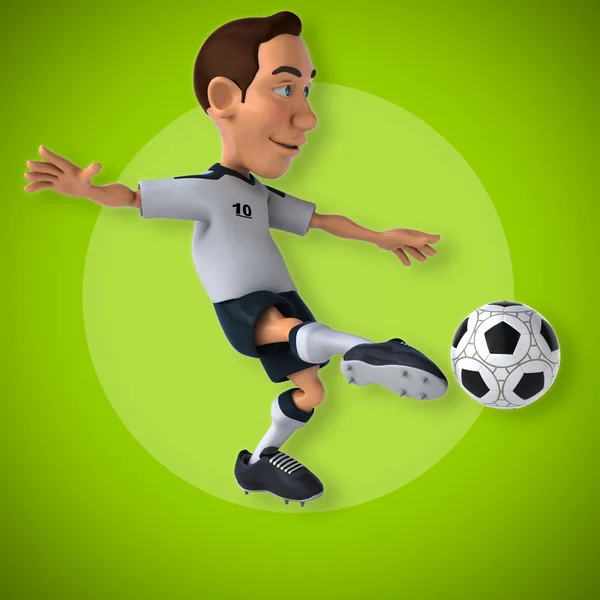 Top futbol oyuncusu — Stok fotoğraf