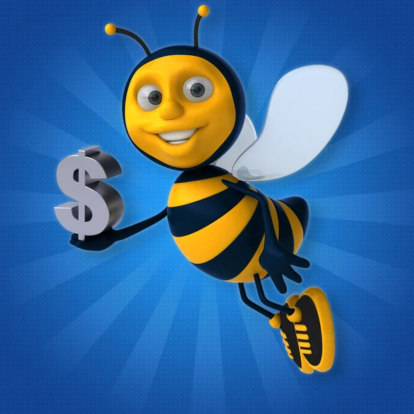 Μέλισσα εκμετάλλευση του δολαρίου — Φωτογραφία Αρχείου