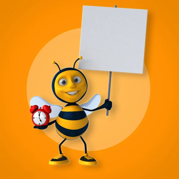 Μέλισσα εκμετάλλευση κάρτα και ρολόι — Φωτογραφία Αρχείου