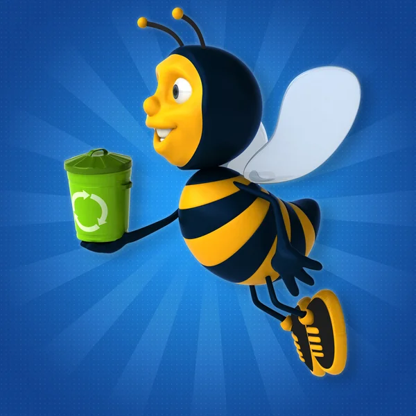 Bee holding bin — Stockfoto