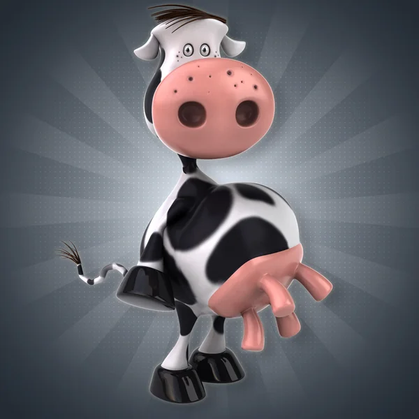 Cartoon cow posing — ストック写真