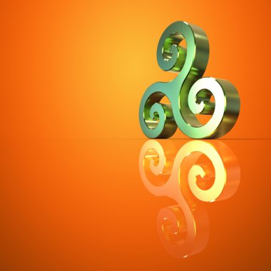 Triskel, symbol  - Illustration