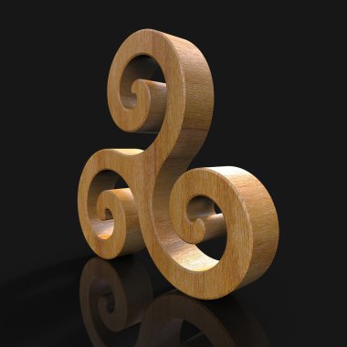 Triskel, symbol  - Illustration