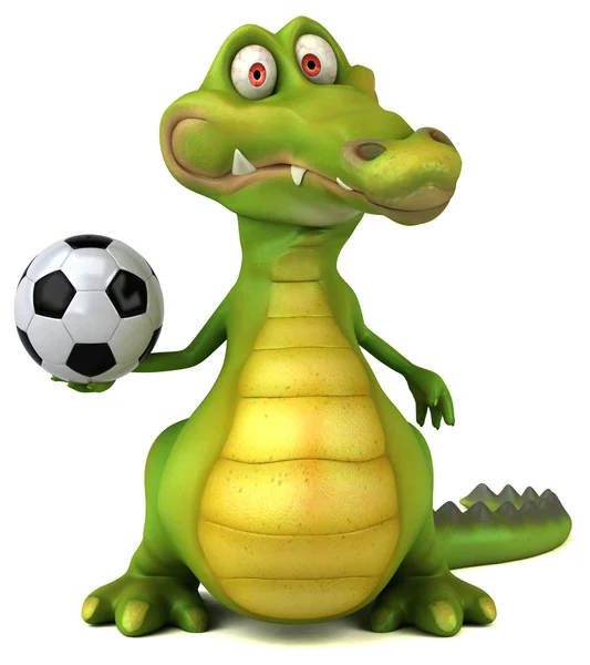 Funny cartoon crocodile — Stock Photo, Image