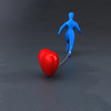 Kalp ile yük sembolü