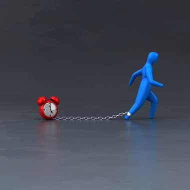 Yük sembolü ile çalar saat